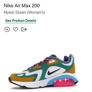 Nike Air Max 200 Mystic Green